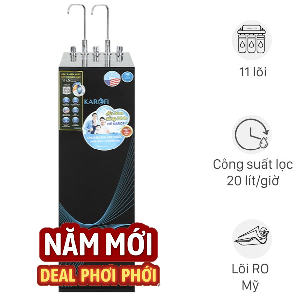 Máy lọc nước RO nóng nguội lạnh Karofi KAD-X56 11 lõi