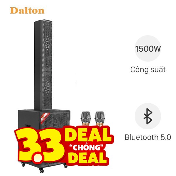 Bộ loa điện Dalton CA18-S118/CA18-F605 1500W