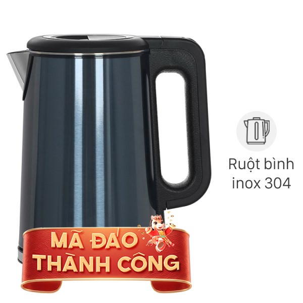 Bình đun siêu tốc Rapido 1.7 lít RK1717