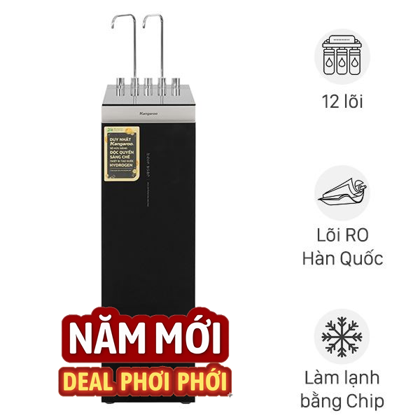 Máy lọc nước RO nóng nguội lạnh Hydrogen Kangaroo KG12A6