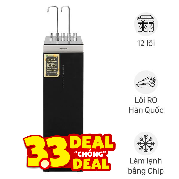 Máy lọc nước RO nóng nguội lạnh Hydrogen Kangaroo KG12A6