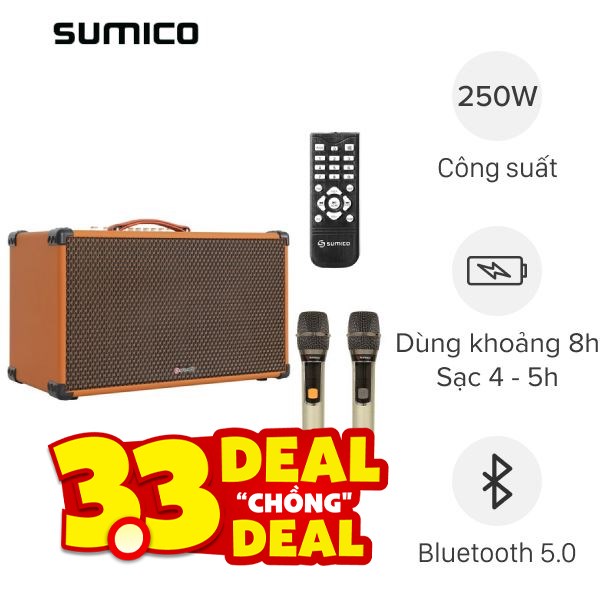 Loa karaoke xách tay Sumico BT-S82