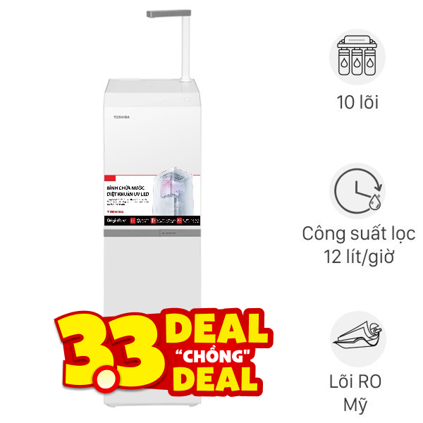 Máy lọc nước RO Hydrogen Toshiba TWP-N2396SVN(W)