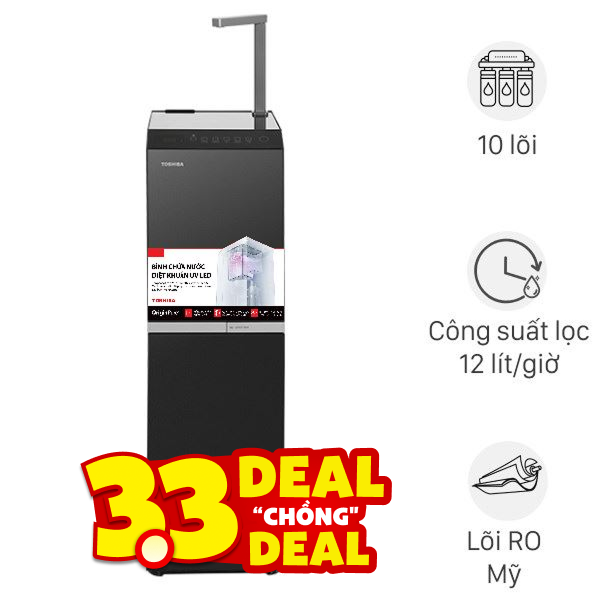 Máy lọc nước RO nóng nguội lạnh Hydrogen Toshiba TWP-W2396SVN(M)