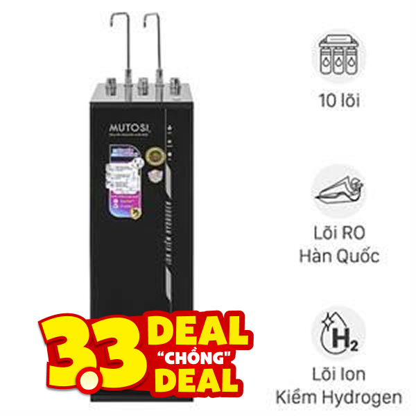 Máy lọc nước RO nóng nguội lạnh Hydrogen ion kiềm Mutosi MP-S1021H