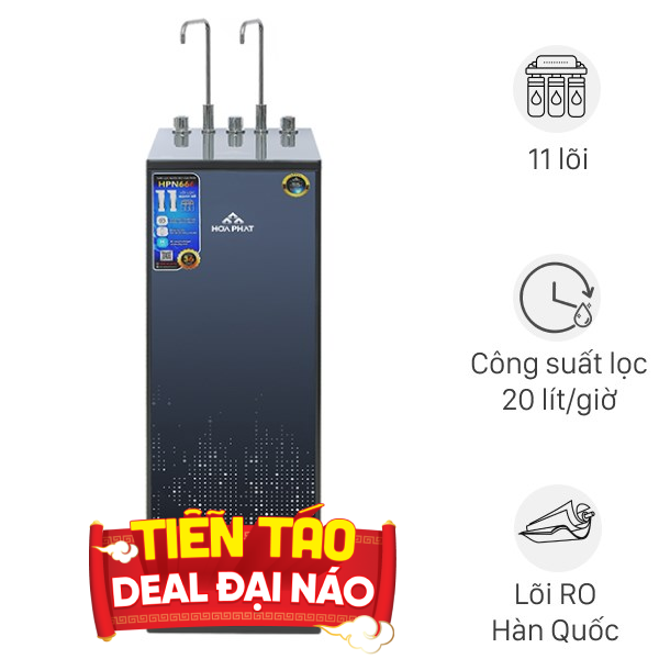 Máy lọc nước RO nóng nguội lạnh Hydrogen Hòa Phát HPN666