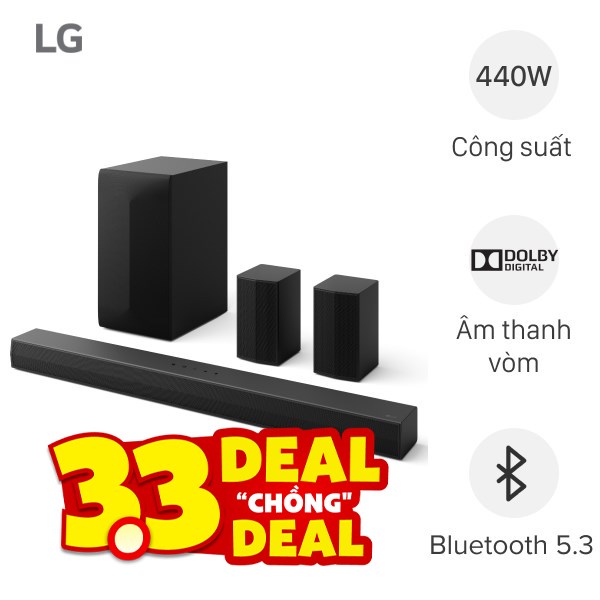 Bộ loa thanh LG S60TR 440W