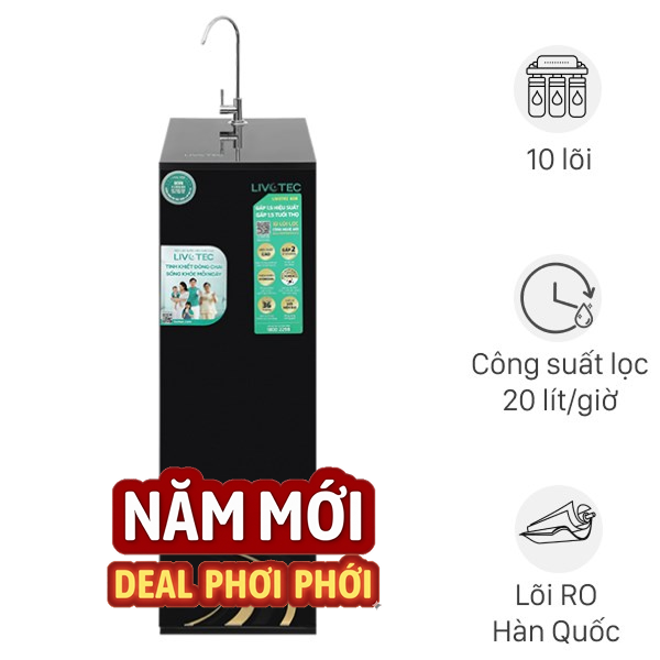 Máy lọc nước RO Hydrogen Livotec 608