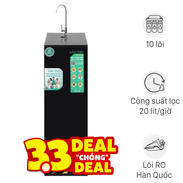 Máy lọc nước RO Hydrogen Livotec 608