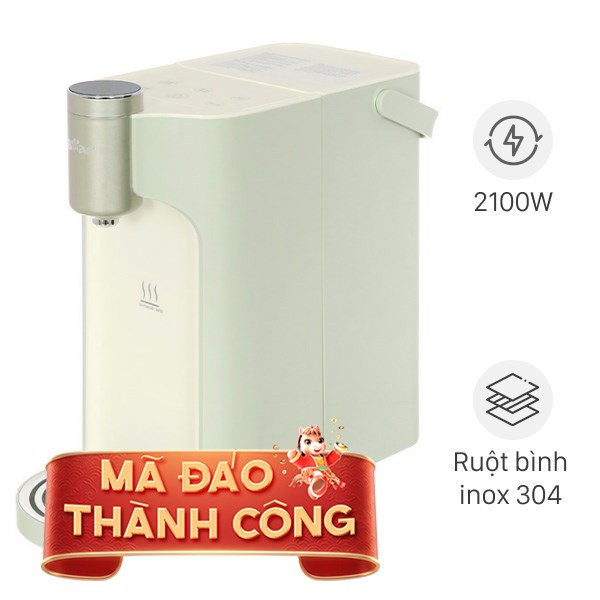 Bình thủy điện lọc nước Bear BWP-T402301G 4 lít