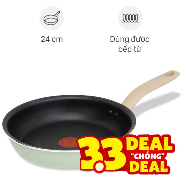 Chảo nhôm chống dính đáy từ Tefal So Matcha G1790495