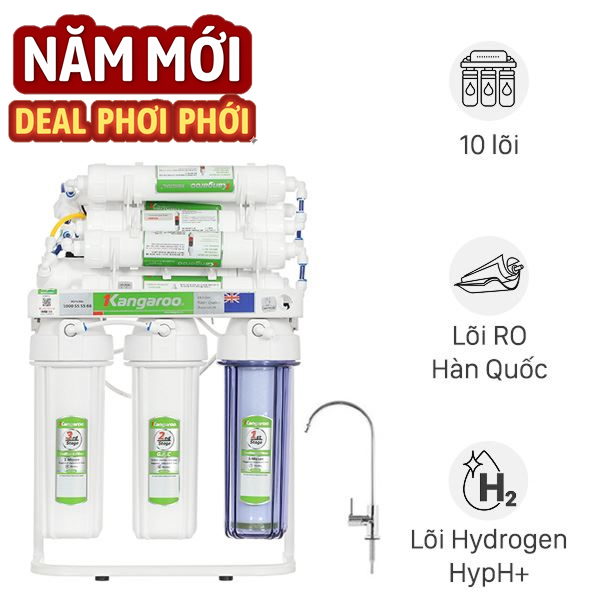 Máy lọc nước RO Hydrogen Kangaroo KGRP10