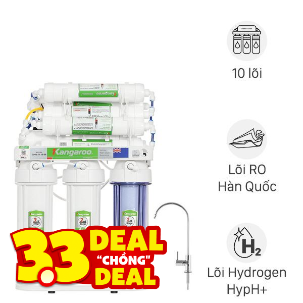 Máy lọc nước RO Hydrogen Kangaroo KGRP10