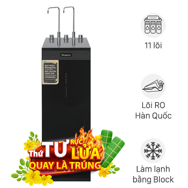 Máy lọc nước RO nóng nguội lạnh Hydrogen Kangaroo KG11A3