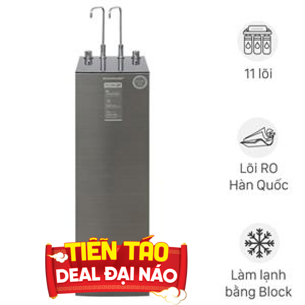 Máy lọc nước RO nóng nguội lạnh Hydrogen Sunhouse SHA76601S