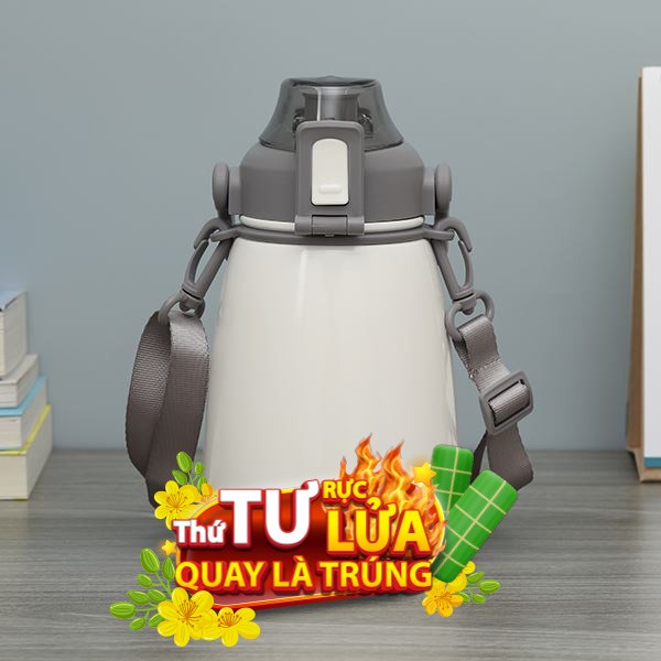 Bình giữ nhiệt nóng lạnh Inox 1100 ml Delites DSV-088