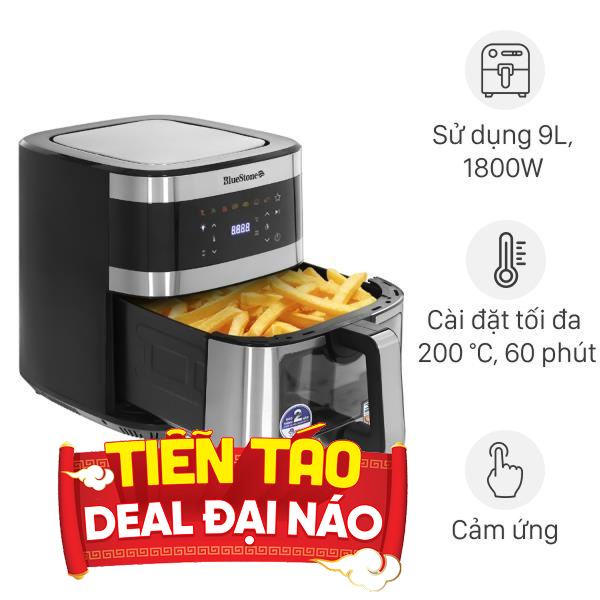 Nồi chiên không dầu BlueStone 9 lít AFB-5886