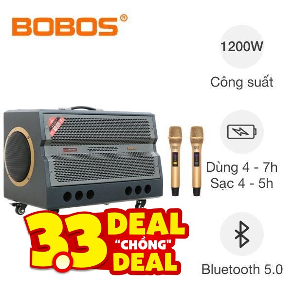 Loa karaoke xách tay BOBOS BM-348XT