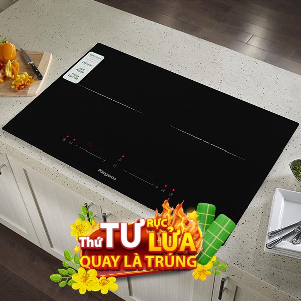 Bếp từ đôi âm Kangaroo KGIC38D1C 3800W