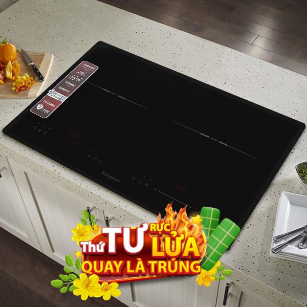 Bếp từ đôi âm Kangaroo KGIC44D1T 4400W