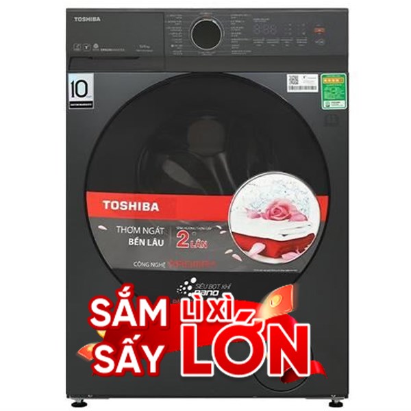 Toshiba Inverter Giặt 13 Kg - Sấy 8 Kg TWD-T21BU140UWV(MG)