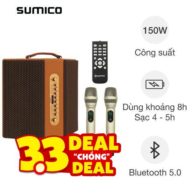Loa karaoke xách tay Sumico Hexagon