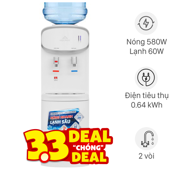 Cây nước nóng lạnh Hòa Phát HTL236 640W