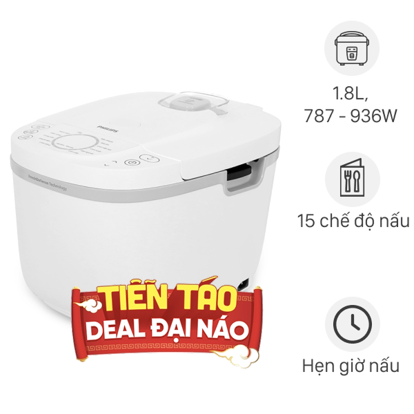 Nồi cơm điện tử Philips 1.8 lít HD4717/30