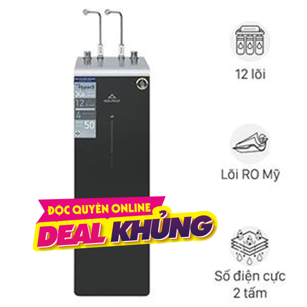 Máy lọc nước RO nóng nguội lạnh Hydrogen ion kiềm Hòa Phát HPA886