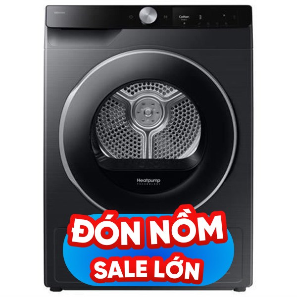 Máy sấy bơm nhiệt Samsung 9 Kg DV90T6240LB/SV