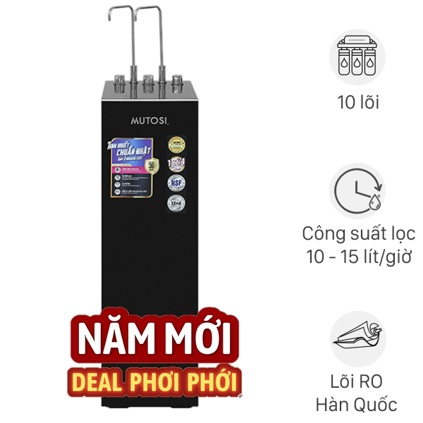 Máy lọc nước RO nóng nguội lạnh Mutosi MP-S129