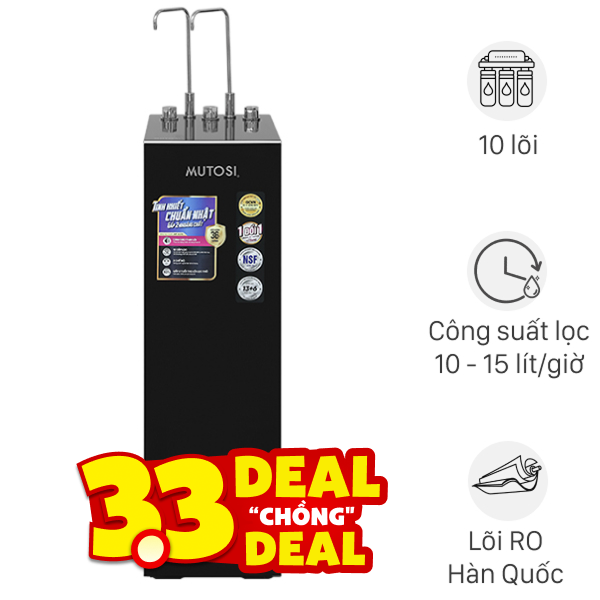 Máy lọc nước RO nóng nguội lạnh Mutosi MP-S129