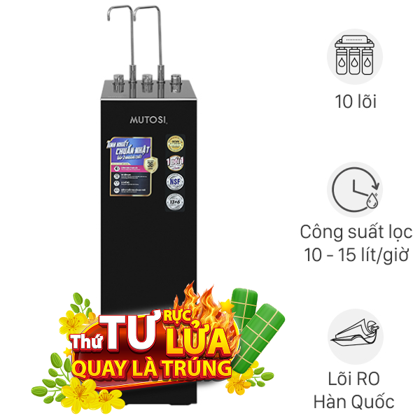 Máy lọc nước RO nóng nguội lạnh Mutosi MP-S129