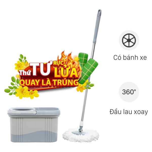 Bộ lau nhà 360 Delites MH - HomePlus X2