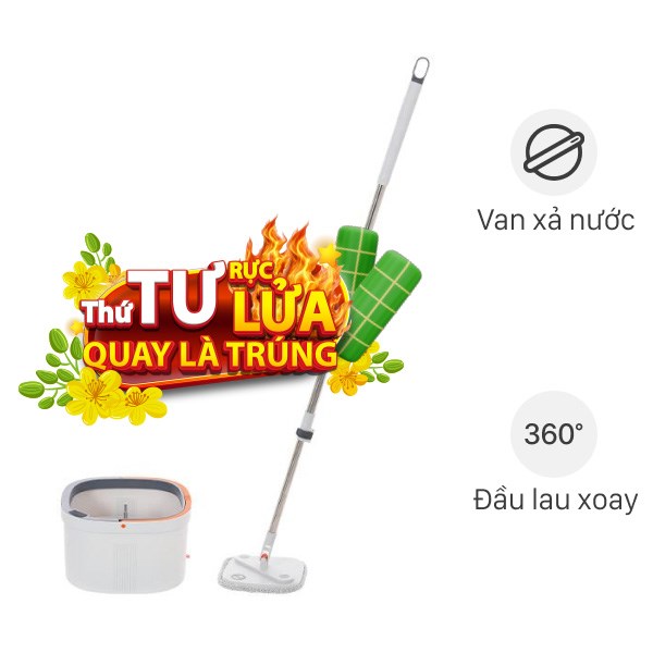 Bộ lau nhà tách nước bẩn AVA BH-RM75