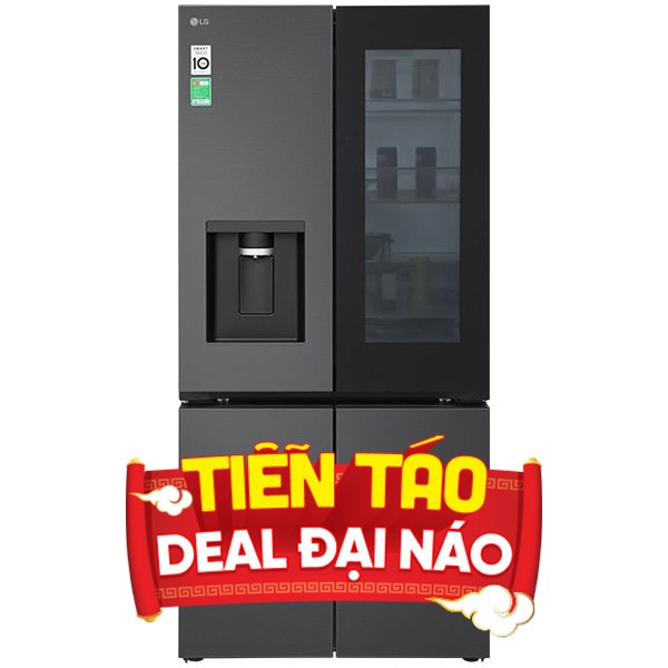 LG Inverter 576 lít InstaView LFD58BLMAI