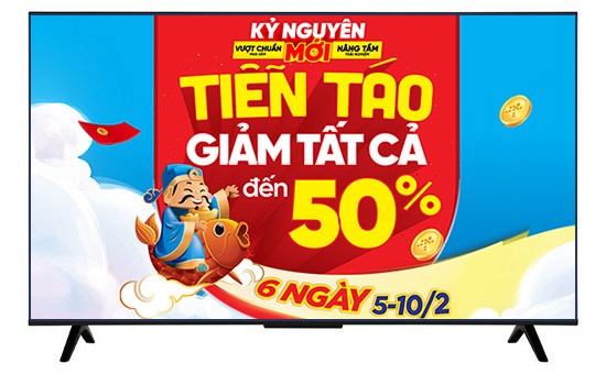 Google Tivi TCL AI 4K 43 inch 43P6K