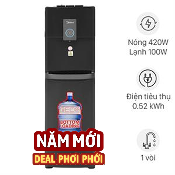 Cây nước nóng lạnh Midea YL2036S-B 520W