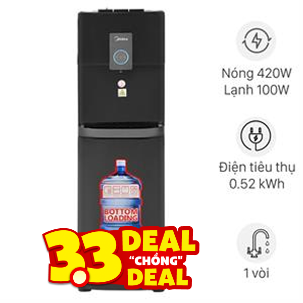 Cây nước nóng lạnh Midea YL2036S-B 520W