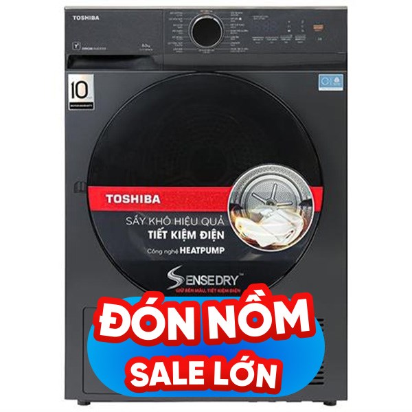 Máy sấy bơm nhiệt Toshiba 8 Kg TD-T21B90HWV(MG)