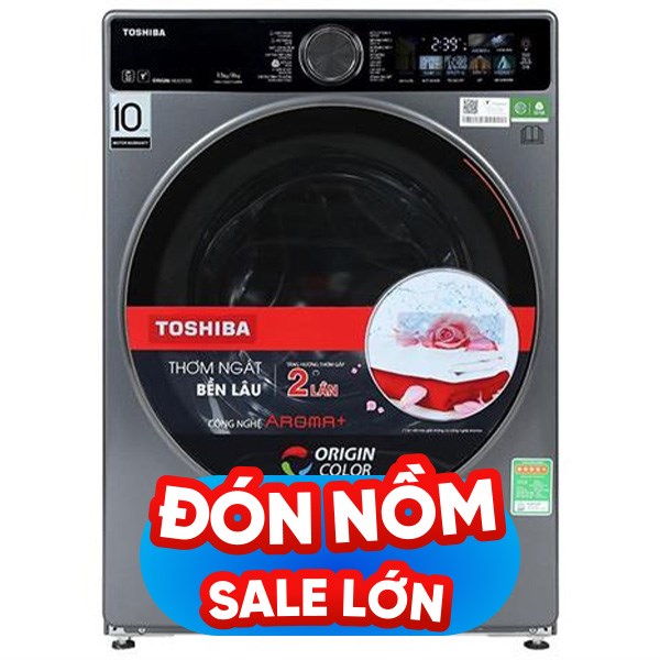 Toshiba Inverter Giặt 13 Kg - Sấy 8 Kg TWD-T25BZP140MWV(MG)