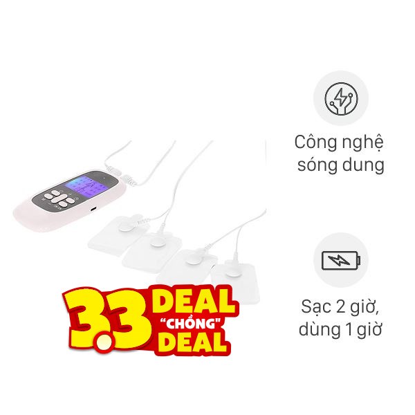 Máy massage xung điện 4 miếng dán Kachi MK46