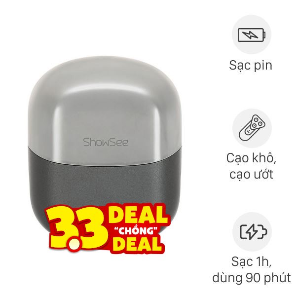 Máy cạo râu khô và ướt Showsee KM10