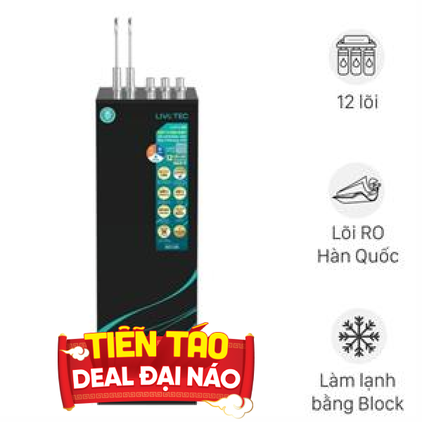 Máy lọc nước RO nóng nguội lạnh Hydrogen Livotec 828
