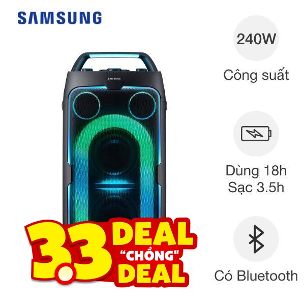 Loa tháp di động dạng kéo Samsung MX-ST50F