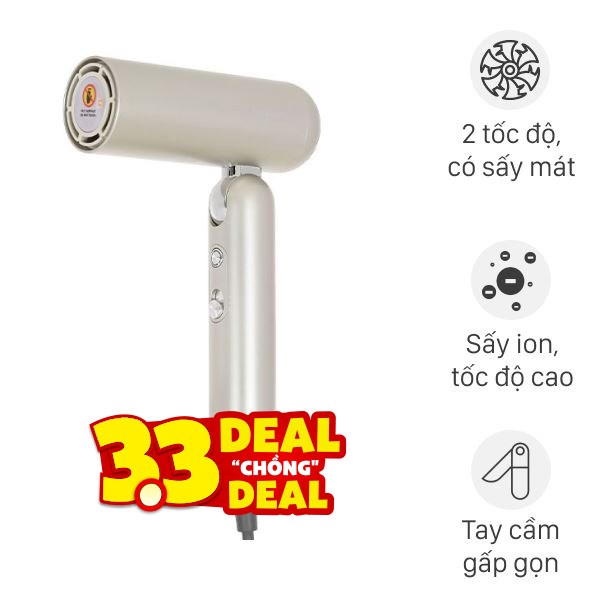 Máy sấy tóc và tạo kiểu đa năng Dreame AHD51 Titanium Gold