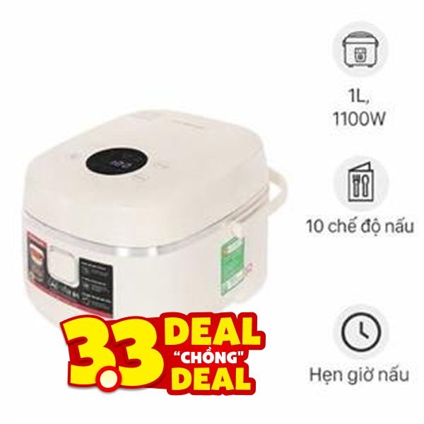 Nồi cơm điện cao tần Sharp 1 lít KS-IH10IX-WH