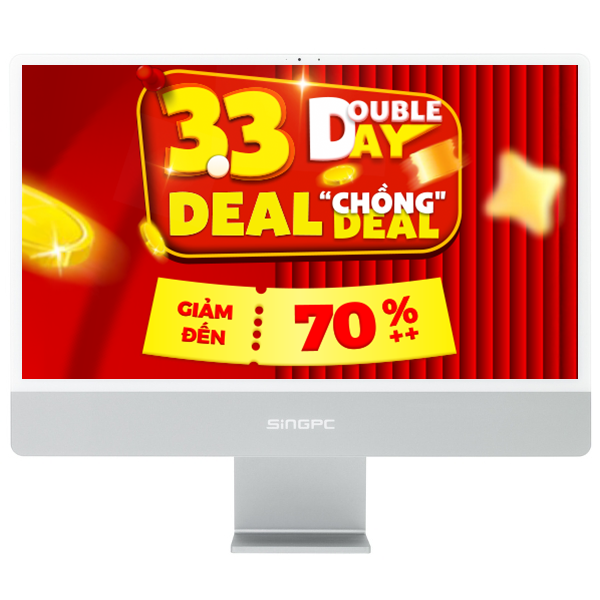 SingPC AIO M24Ai512H9M5-W i5 12450H 23.8 inch