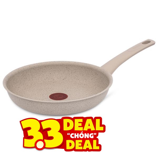 Chảo nhôm chống dính vân đá đáy từ Tefal G2930402