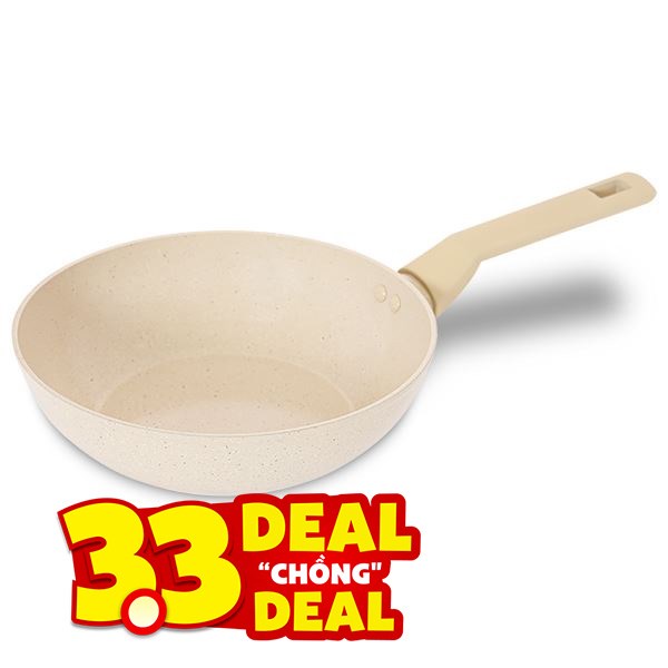 Chảo nhôm sâu chống dính đáy từ Lock&Lock CAW2475IH